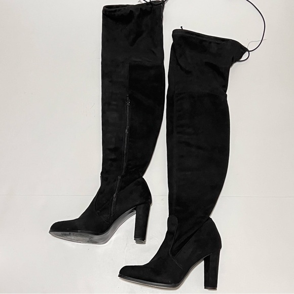 Justfab • Signy Faux Suede Over the Knee Boots - Picture 8 of 9
